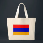 Bolsa Tote Grande Armênia<br><div class="desc">Bandeira da Armênia</div>