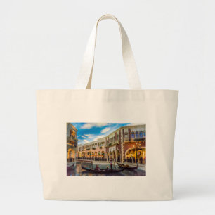 Bolsa Tote Grande Arquitetura do Canal de Las Vegas Gondola