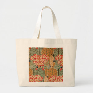 Bolsa Tote Grande Art Nouveau Padrão #1 em Emporio Moffa