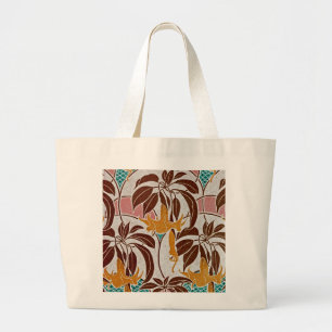 Bolsa Tote Grande Art Nouveau Padrão nº 4 em Emporio Moffa