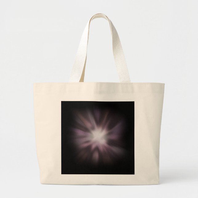 Bolsa Tote Grande Arte de Explosão Cósmica (Frente)