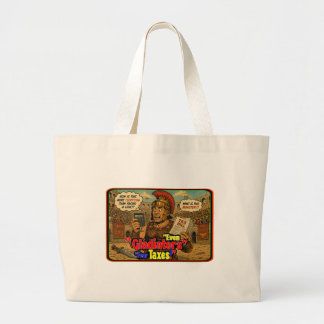 Bolsa Tote Grande Arte Gráfica Divertida de Soldado Romano