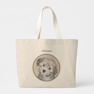 Bolsa Tote Grande Arte Original Pet Dog De Pet-Pet Em Havanês