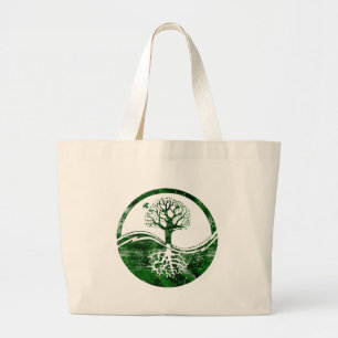Bolsa Tote Grande Árvore de Yin Yang