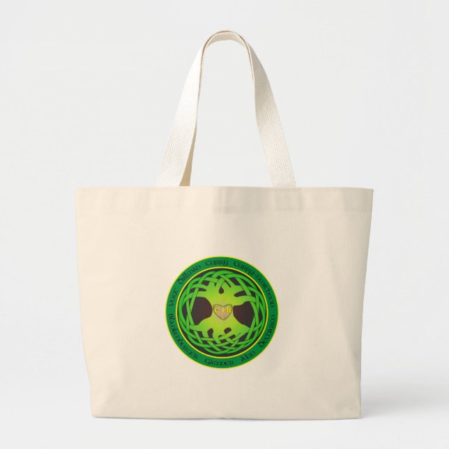 Bolsa Tote Grande Árvore do caril - saco (Frente)