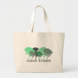 Bolsa Tote Grande Árvore Hugger! Design bonito das árvores! Ecologia