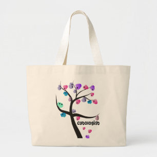 Bolsa Tote Grande Árvore original dos presentes do Cytologist com