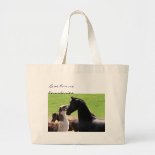 Bolsa Tote Grande As bolsas customizáveis do beijo do lama