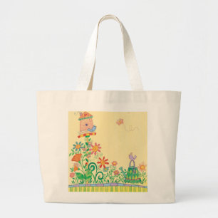 Bolsa Tote Grande as bolsas de canvas