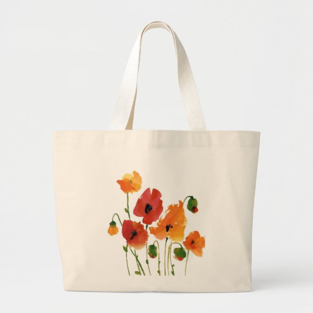 Bolsa Tote Grande as bolsas de canvas (Frente)