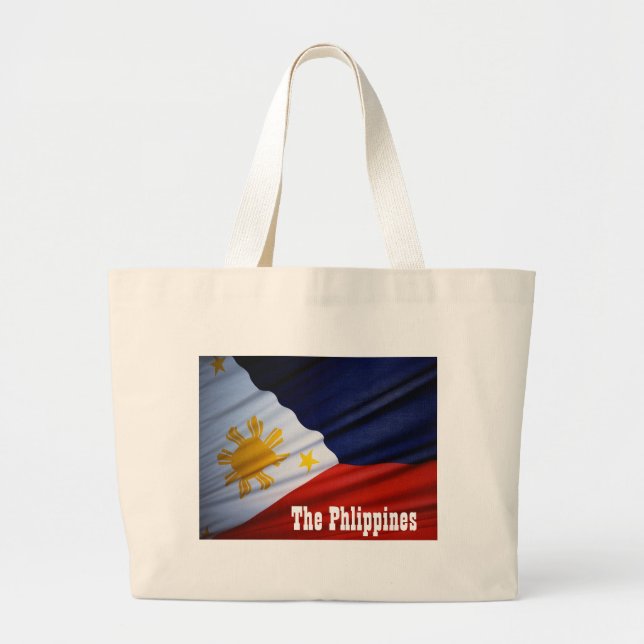 Bolsa Tote Grande As filipinas (Frente)