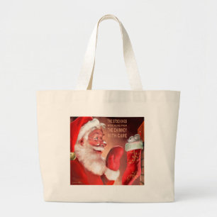 Bolsa Tote Grande As meias foram penduradas pelo c