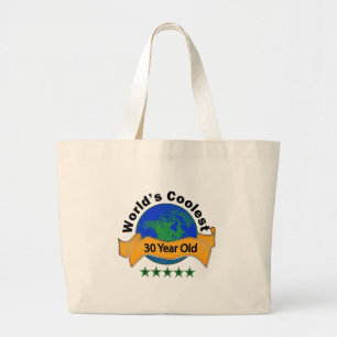 Bolsa Tote Grande As pessoas de 30 anos as mais frescas do mundo