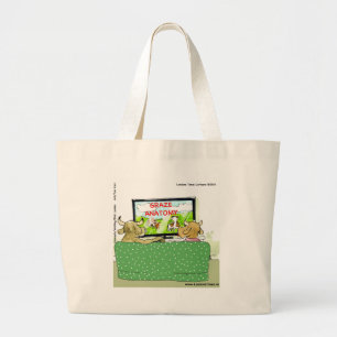 Bolsa Tote Grande As Vacas Divertidas