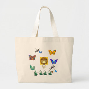 Bolsa Tote Grande Asas do verão