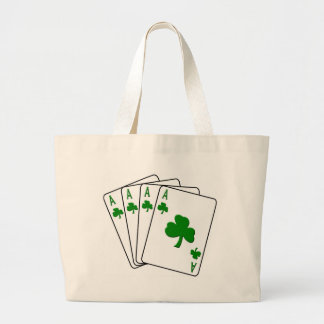 Bolsa Tote Grande Áss do trevo