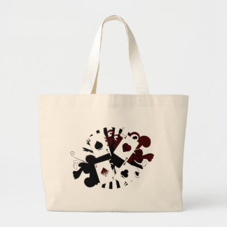 Bolsa Tote Grande Áss novos do vintage da cor