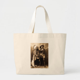 Bolsa Tote Grande Assento principal Bull e Buffalo Bill 1895