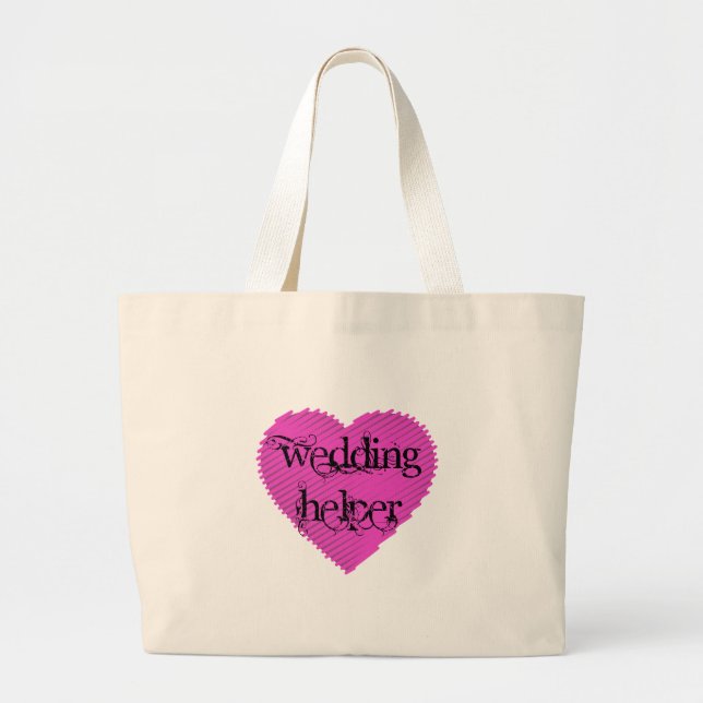Bolsa Tote Grande Assistente de Casamento (Frente)