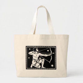 Bolsa Tote Grande Astrologia Antigua Zodiaca Sagittarius Totebag