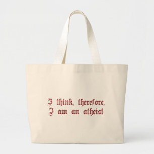 Bolsa Tote Grande Atheist Cogito