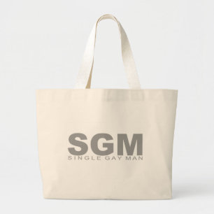 Bolsa Tote Grande Atitudes - "único homem gay "