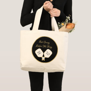 Bolsa Tote Grande Atividade de Fim de Semana de Casamento Pickleball