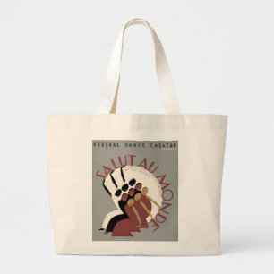 Bolsa Tote Grande Au Monde de Salut