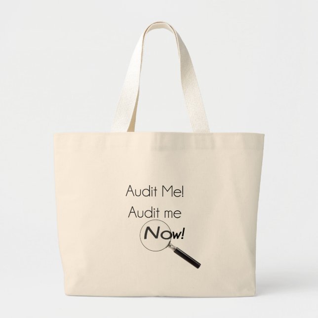 Bolsa Tote Grande Audite-me! (Frente)