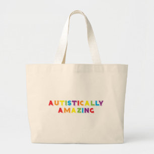 Bolsa Tote Grande Autistically Amazing