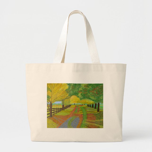 Bolsa Tote Grande Autumn- Fallen Leaves (Frente)