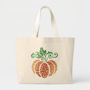 Bolsa Tote Grande Autumn Pumpkin