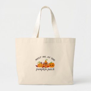 Bolsa Tote Grande Aventuras de Pumpkin Patch: Cheiro