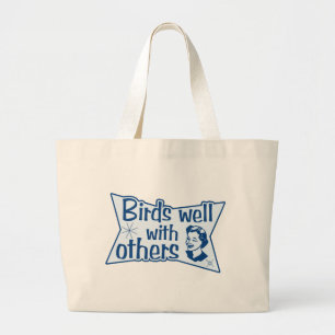 Bolsa Tote Grande Aves Bem Com Outros