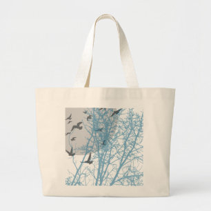 Bolsa Tote Grande aves de proteção