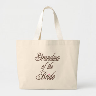 Bolsa Tote Grande Avó de marrons elegantes da noiva