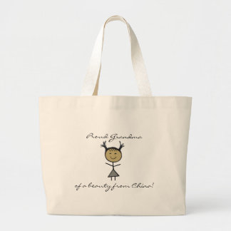 Bolsa Tote Grande Avó orgulhosa de uma beleza do Ch…