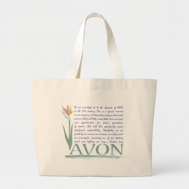 Bolsa Tote Grande Avon Values of Business (Frente)