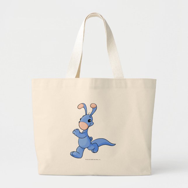 Bolsa Tote Grande Azul de Blumaroo (Frente)