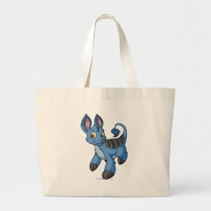 Bolsa Tote Grande Azul de Bori