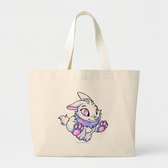 Bolsa Tote Grande Azul de Cybunny (Frente)