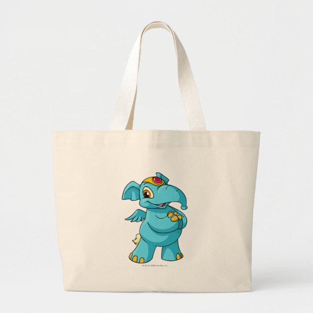 Bolsa Tote Grande Azul de Elephante (Frente)