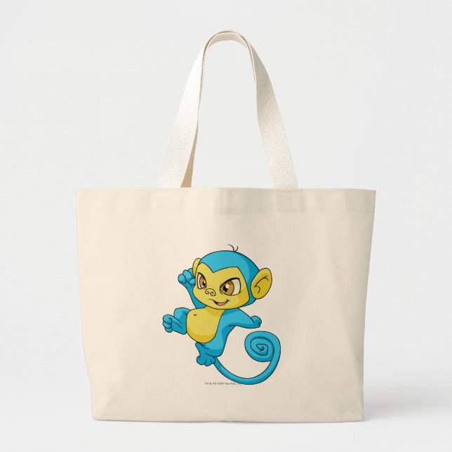 Bolsa Tote Grande Azul de Mynci (Frente)