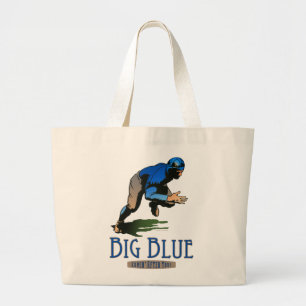 Bolsa Tote Grande Azul grande
