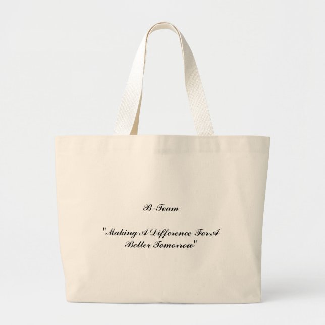 Bolsa Tote Grande B-Equipe (Frente)