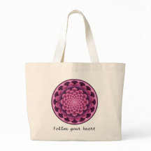 Bag Floral Mandala Tote Elegante com Nome Editável