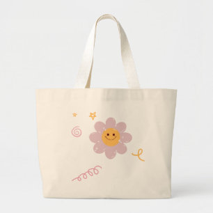 Bolsa Tote Grande Bag Tote Design Simple Cute Conveniente