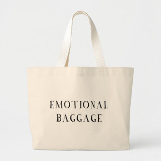 Bolsa Tote Grande Bagagem emocional