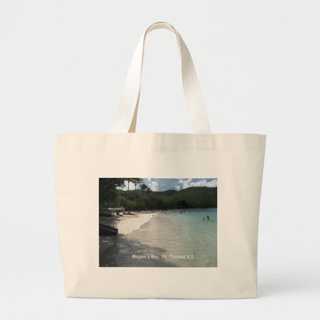 Bolsa Tote Grande Baía de Magen, Rua. (Frente)