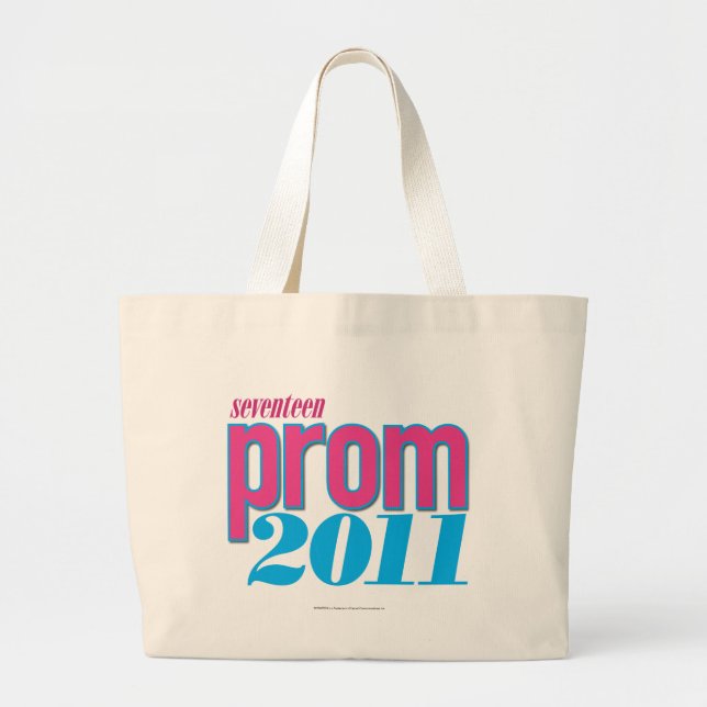 Bolsa Tote Grande Baile de formatura 2011 - Aqua (Frente)
